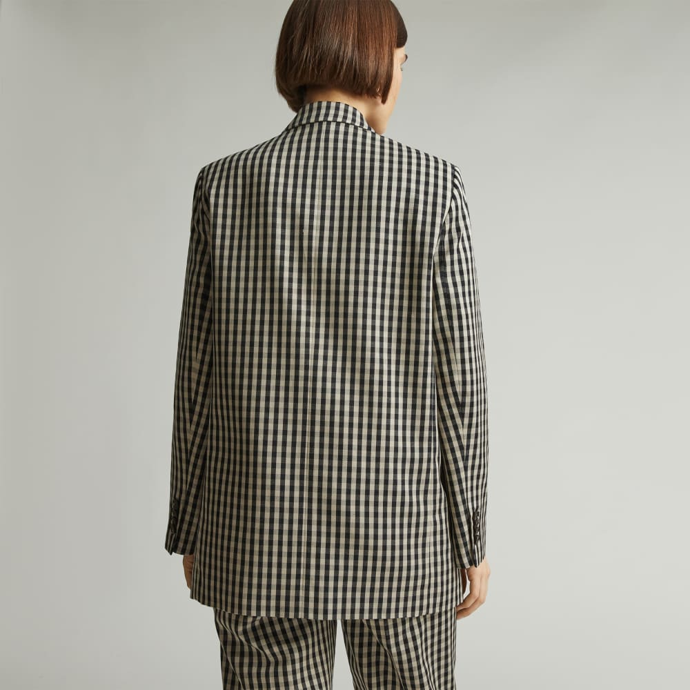 womens-tencel-oversized-blazer-khaki-black