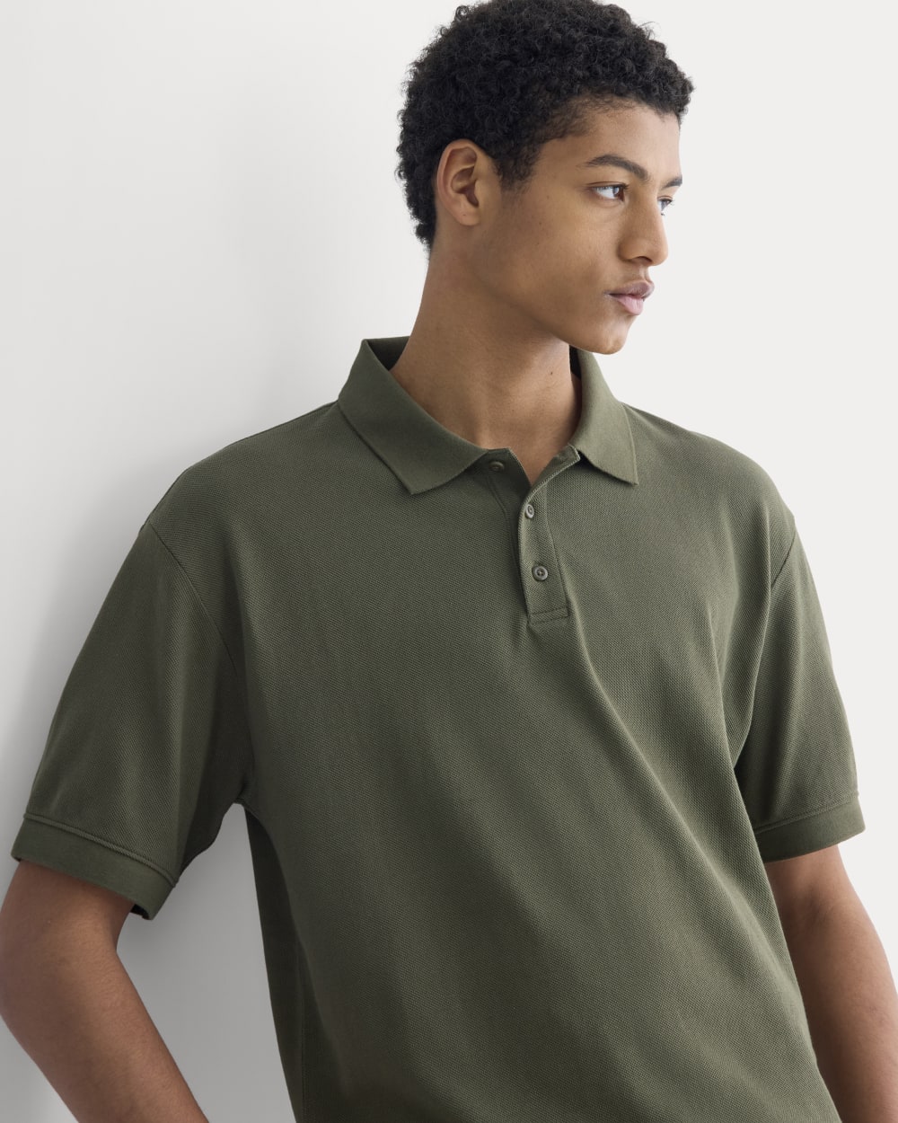 mens-classic-pique-polo-olive-night | primary
