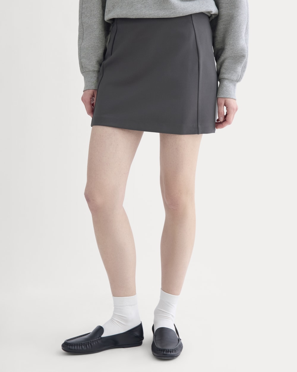 womens-ponte-mini-skirt-graphite