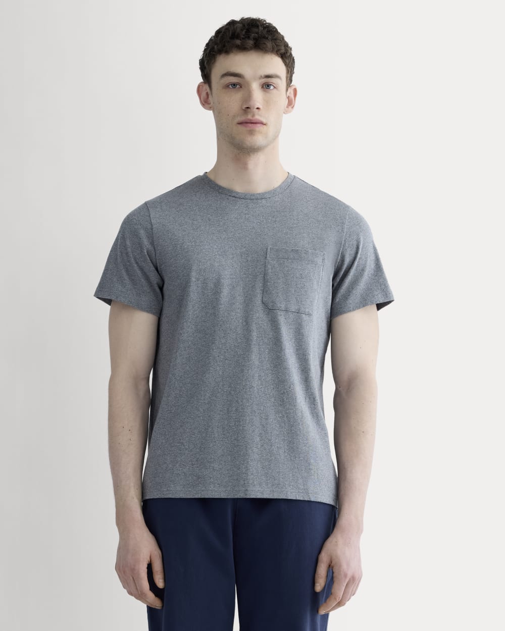 Premium Weight Pocket Tee Uniform Mid Heathered