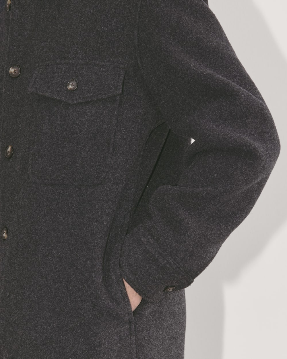 【極美品】HUMAN MADE WOOL OVERSHIRT L 黒グレー The Wool Overshirt | Heather Charcoal – Everlane