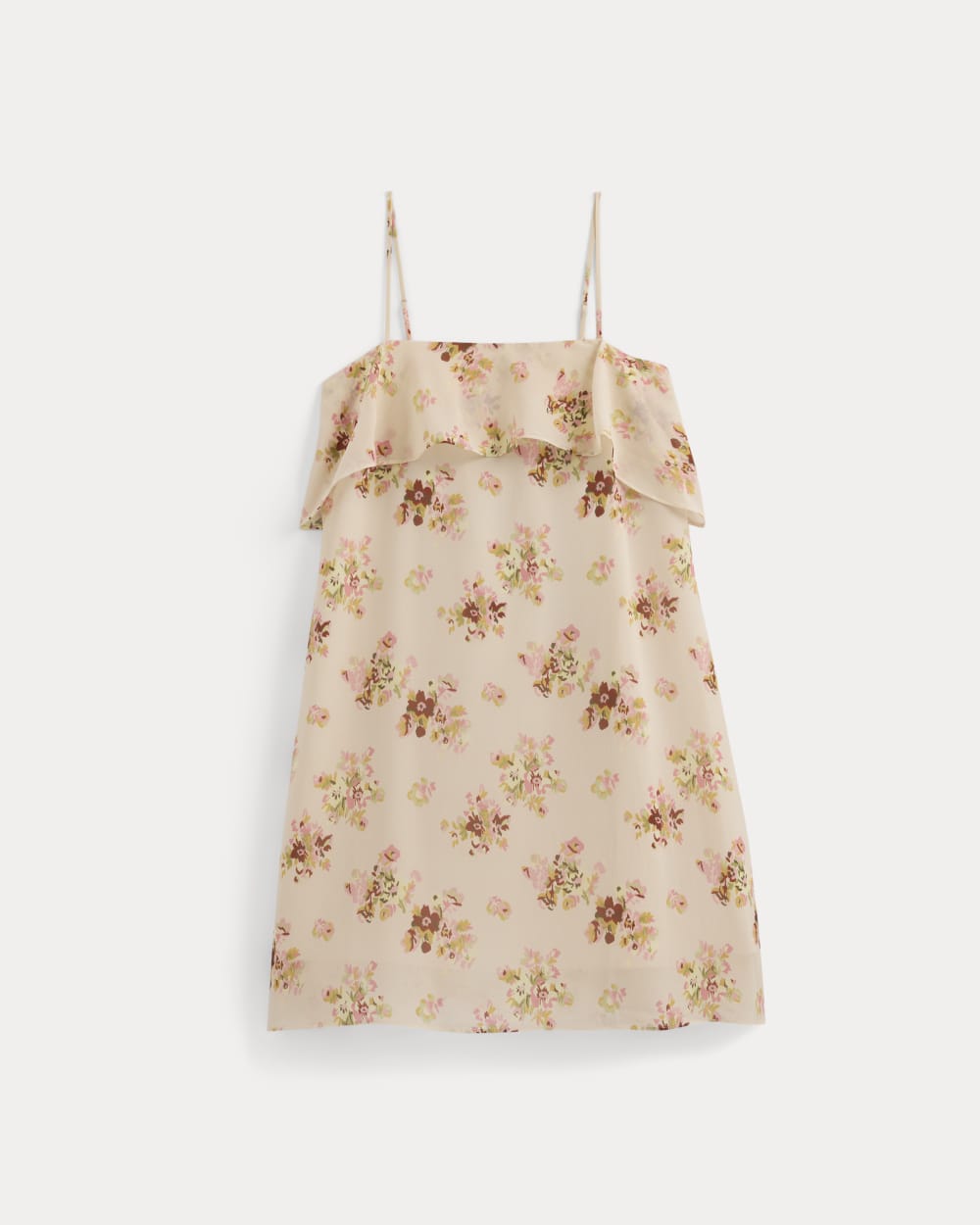 womens-scarf-tie-mini-dress-georgette-vintage-floral | primary