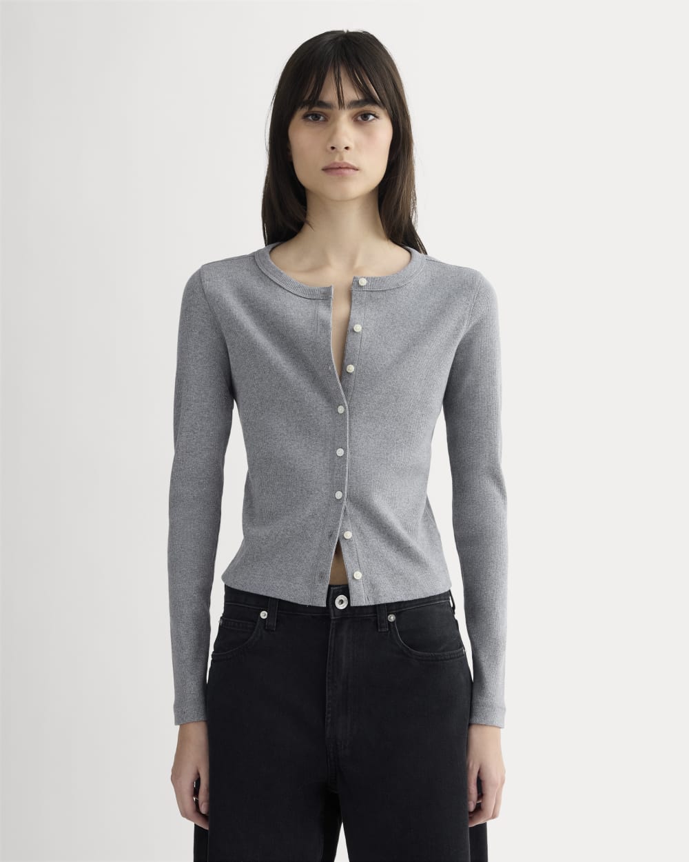 womens-selfie-cardigan-heather-grey | primary
