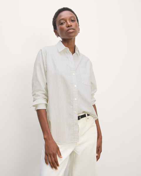The Must-Have Oxford Shirt | White / Black – Everlane The Must-Have Oxford Shirt | White / Black – Everlane