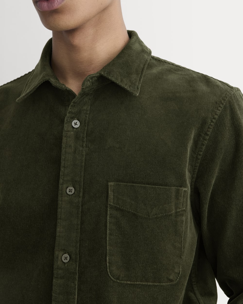 The Classic Shirt in Corduroy | Dark Forest – Everlane