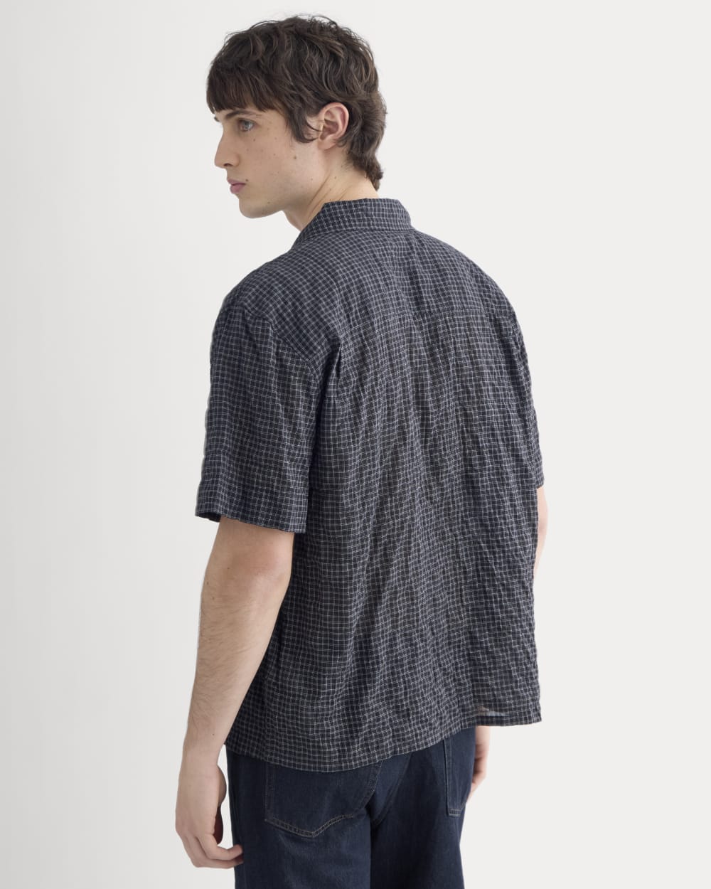 mens-textured-voile-resort-shirt-black-plaid