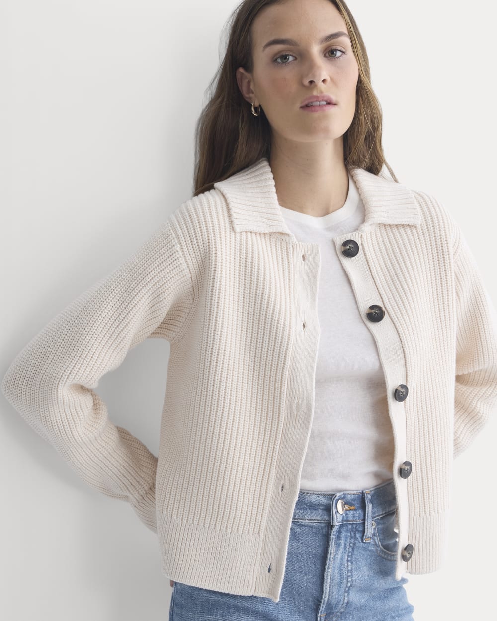 womens-shrunken-cardigan-everyday-cotton-canvas | primary