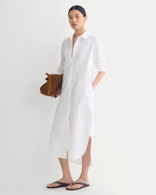 womens-midi-shirtdress-ultrasoft-cotton-white | primary