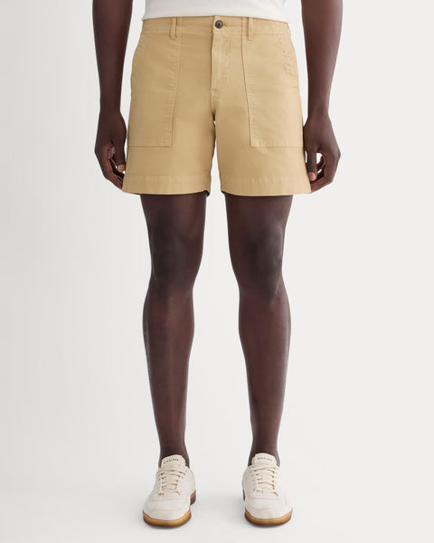 The Canvas Relaxed Short | Classic Khaki – Everlane