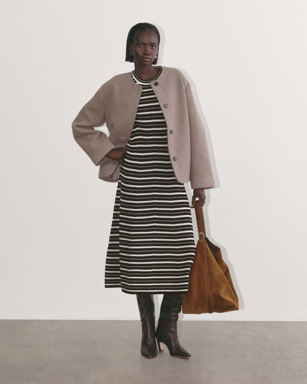 everlane sweater dress The Ribbed Sweater Dress