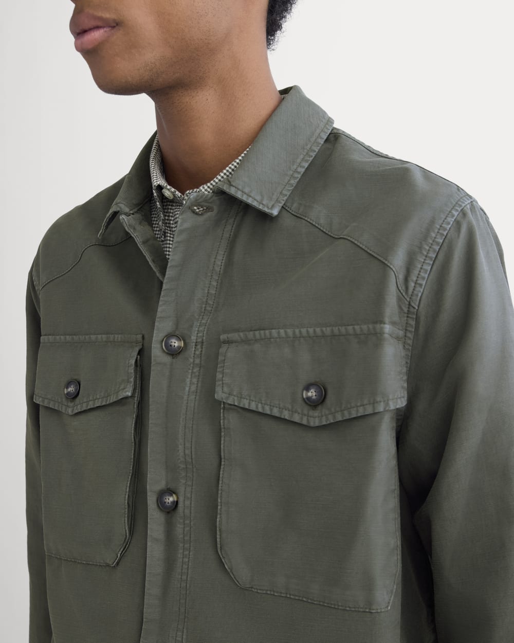 Utility Shirt Jacket | Washed Black – Everlane