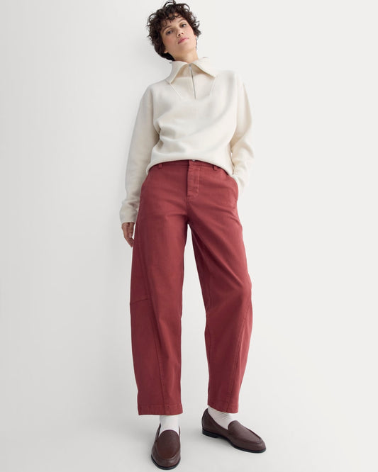 womens-twisted-seam-barrel-pant-henna-red | primary
