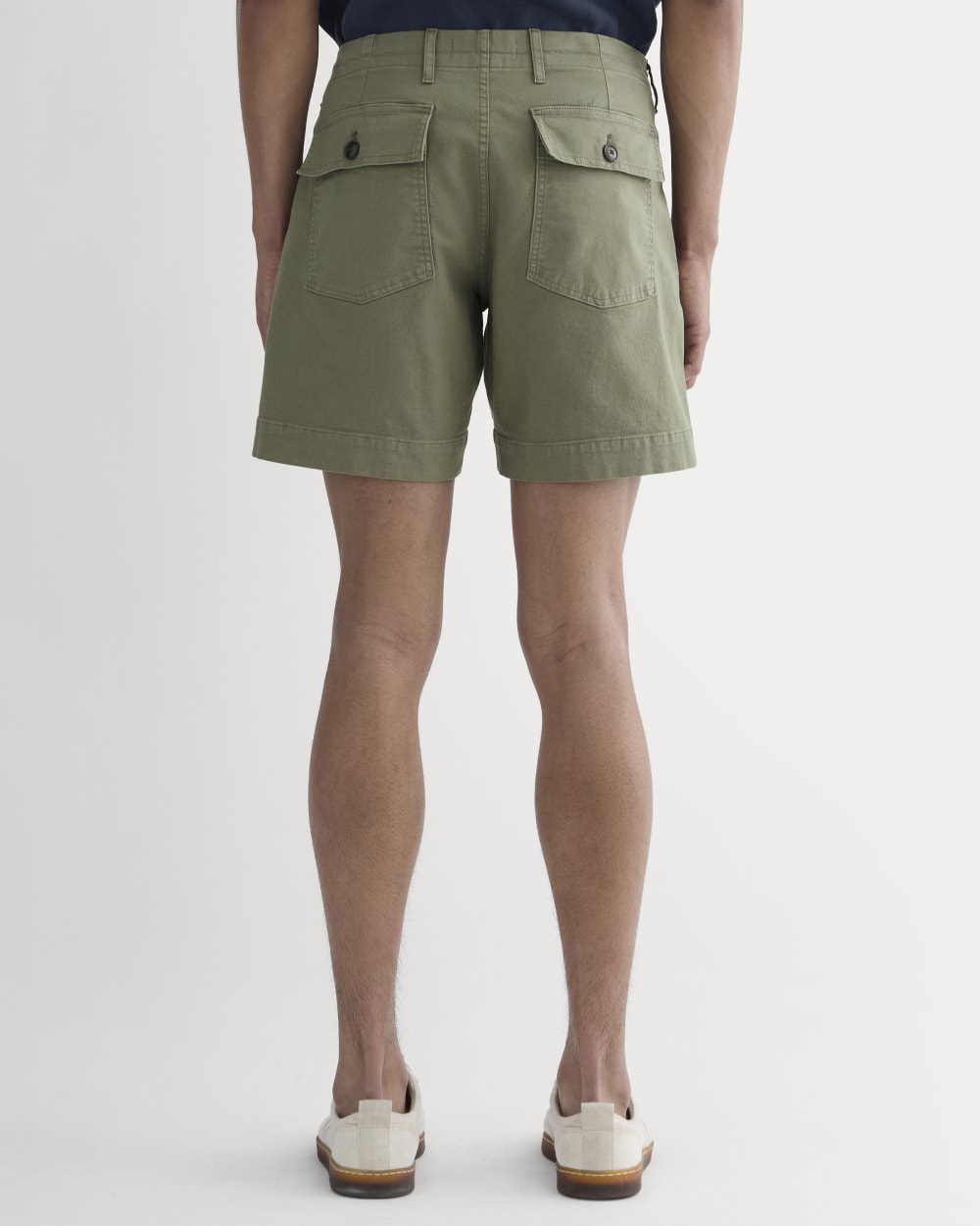 The Canvas Relaxed Short | Lichen Green – Everlane