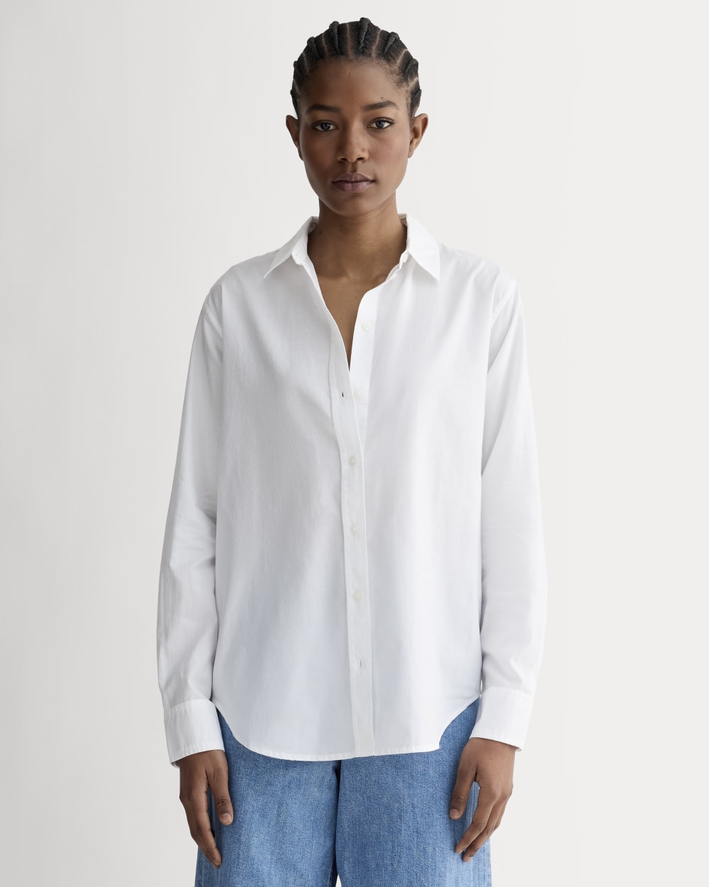 womens-silky-cttn-relaxed-shirt-optic-white | primary