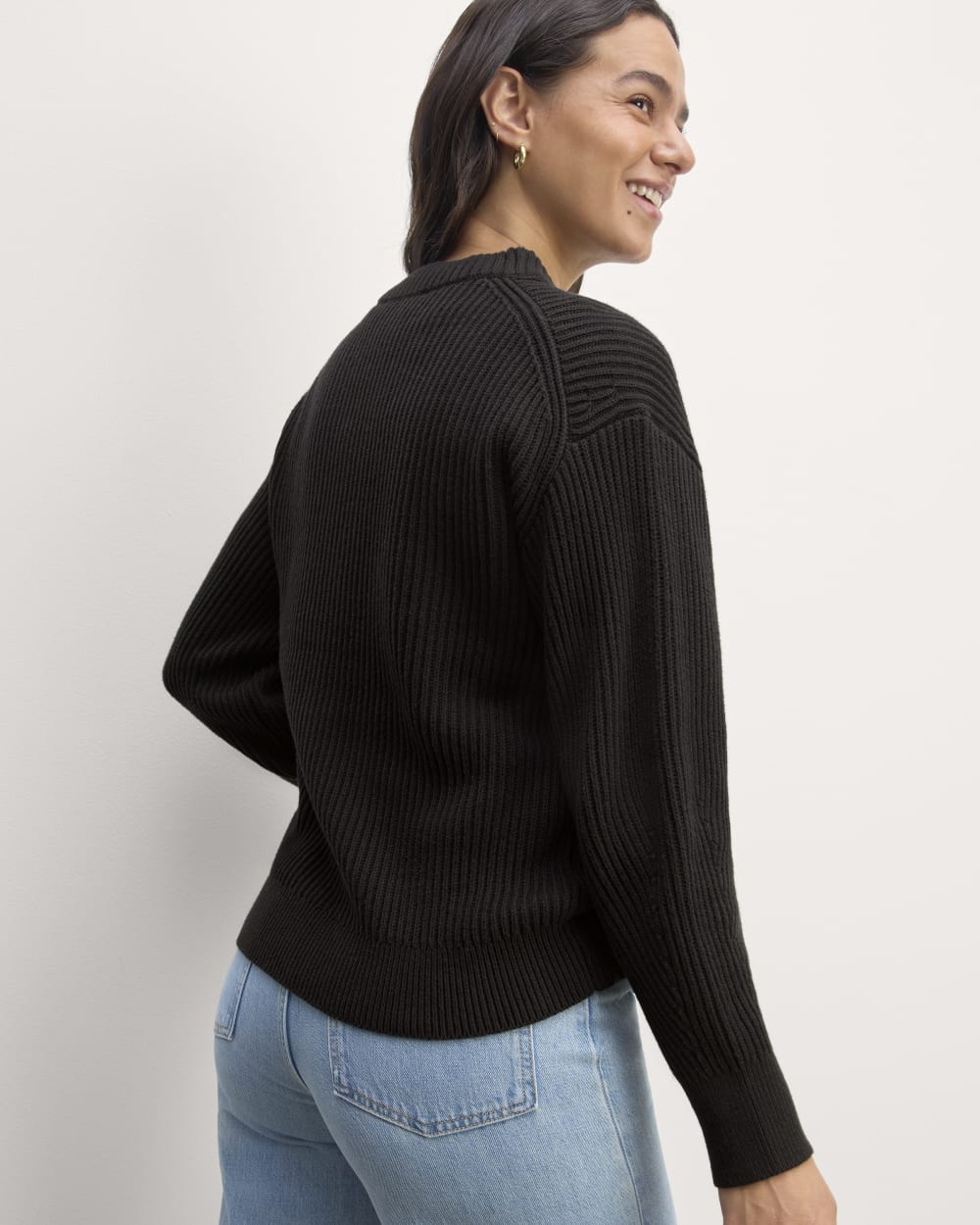 The Cocoon Crew in Everyday Cotton | Black – Everlane
