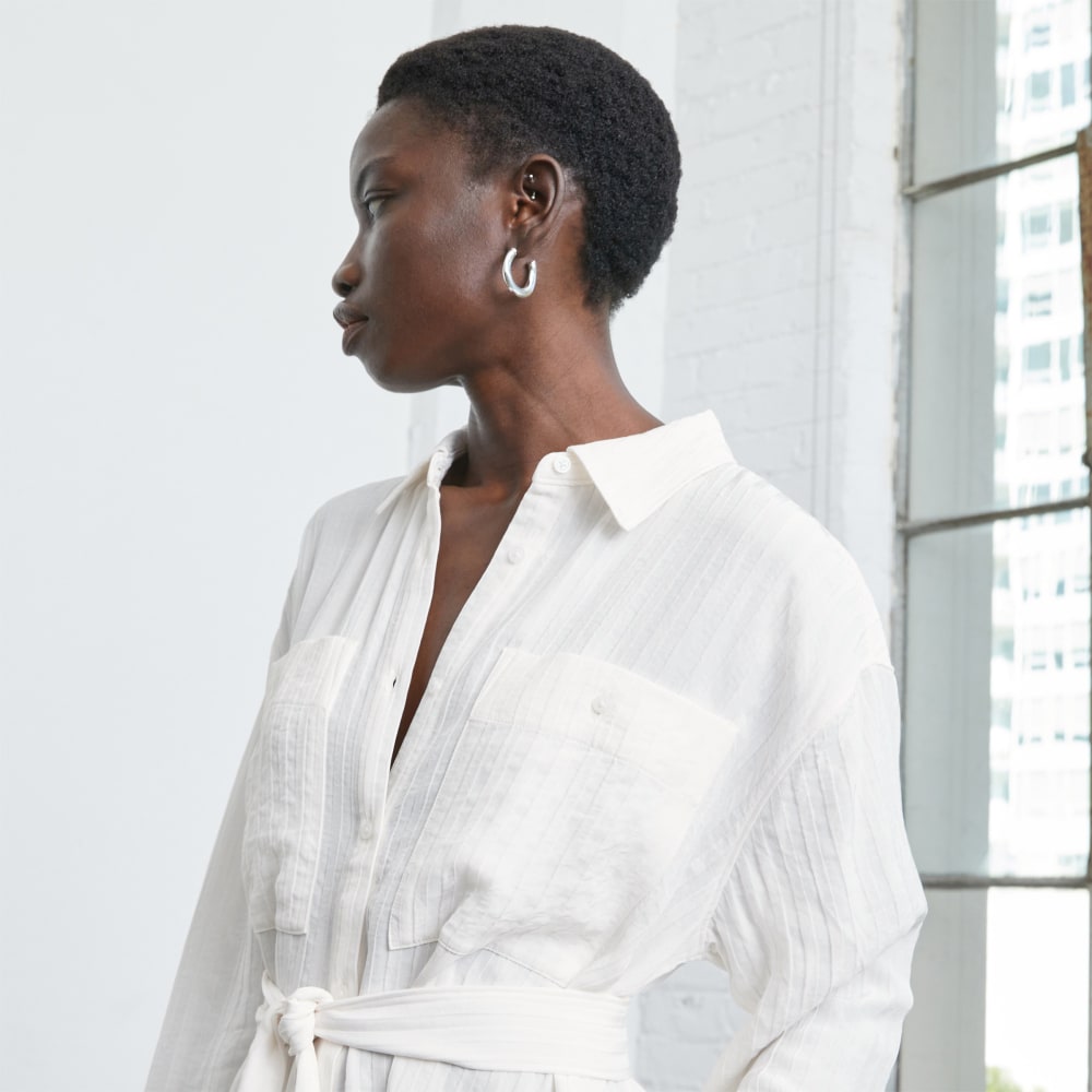womens-city-stripe-draped-shirt-dress-bone