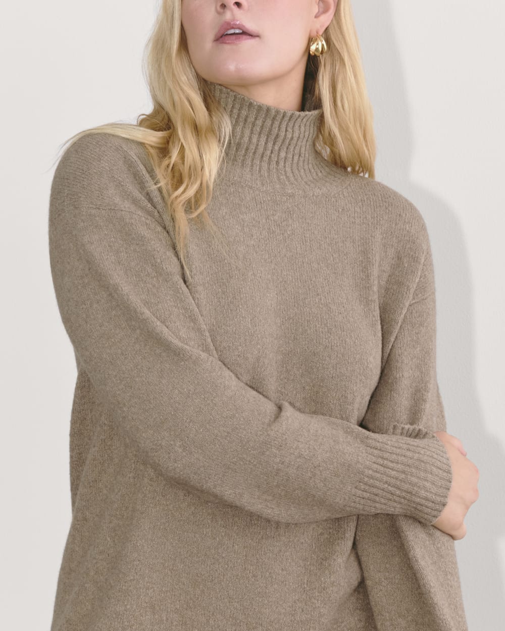 The Sweater Dress in Plush Cotton | Heather Taupe Everlane The Sweater Dress in Plush Cotton | Heather Taupe Everlane