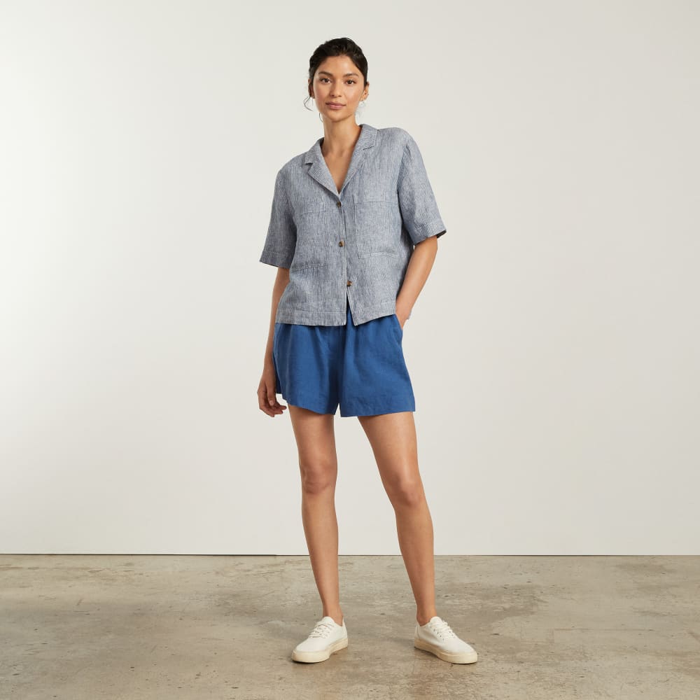 womens-linen-boxer-short-deep-blue