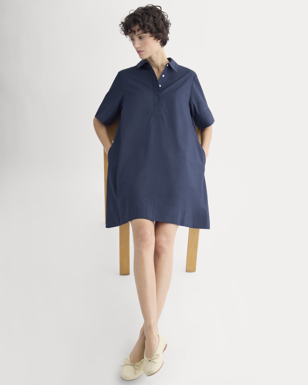 womens-popover-mini-shirtrdress-cotton-navy