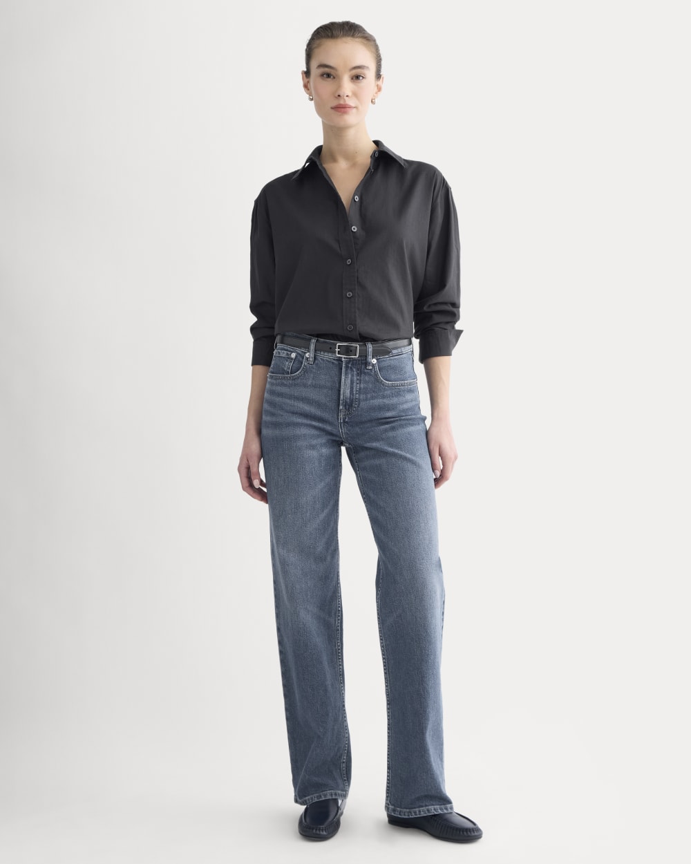 womens-everyday-shirt-in-silky-cotton-black