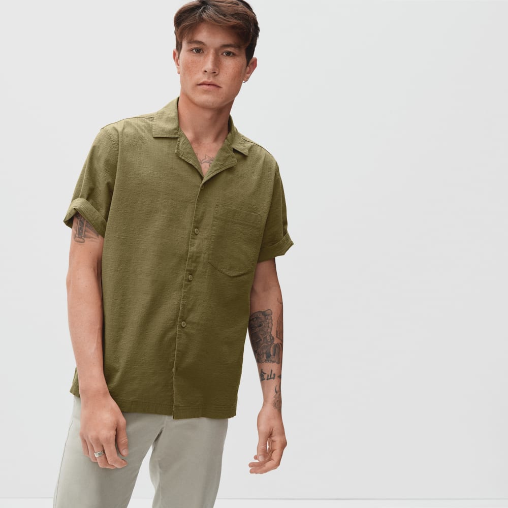 mens-seersucker-shirt-olive