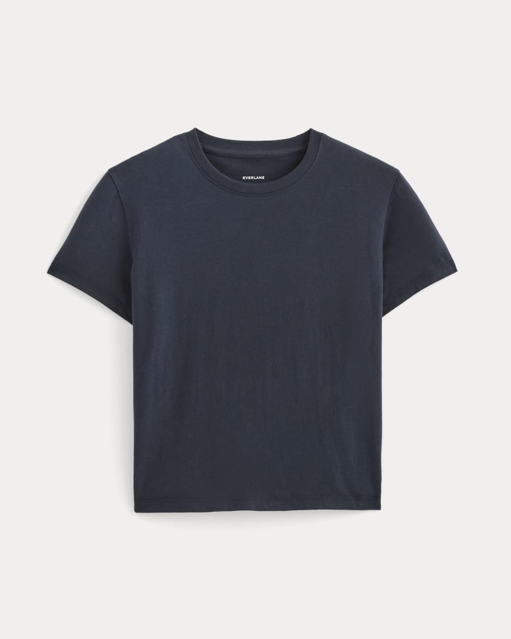 The Box-Cut Tee in Essential Cotton | Navy | No Pocket – Everlane
