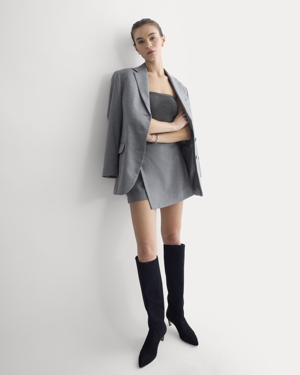 womens-knit-tube-top-heathered-soot