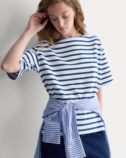 womens-mariner-tee-white-estate-blue | primary