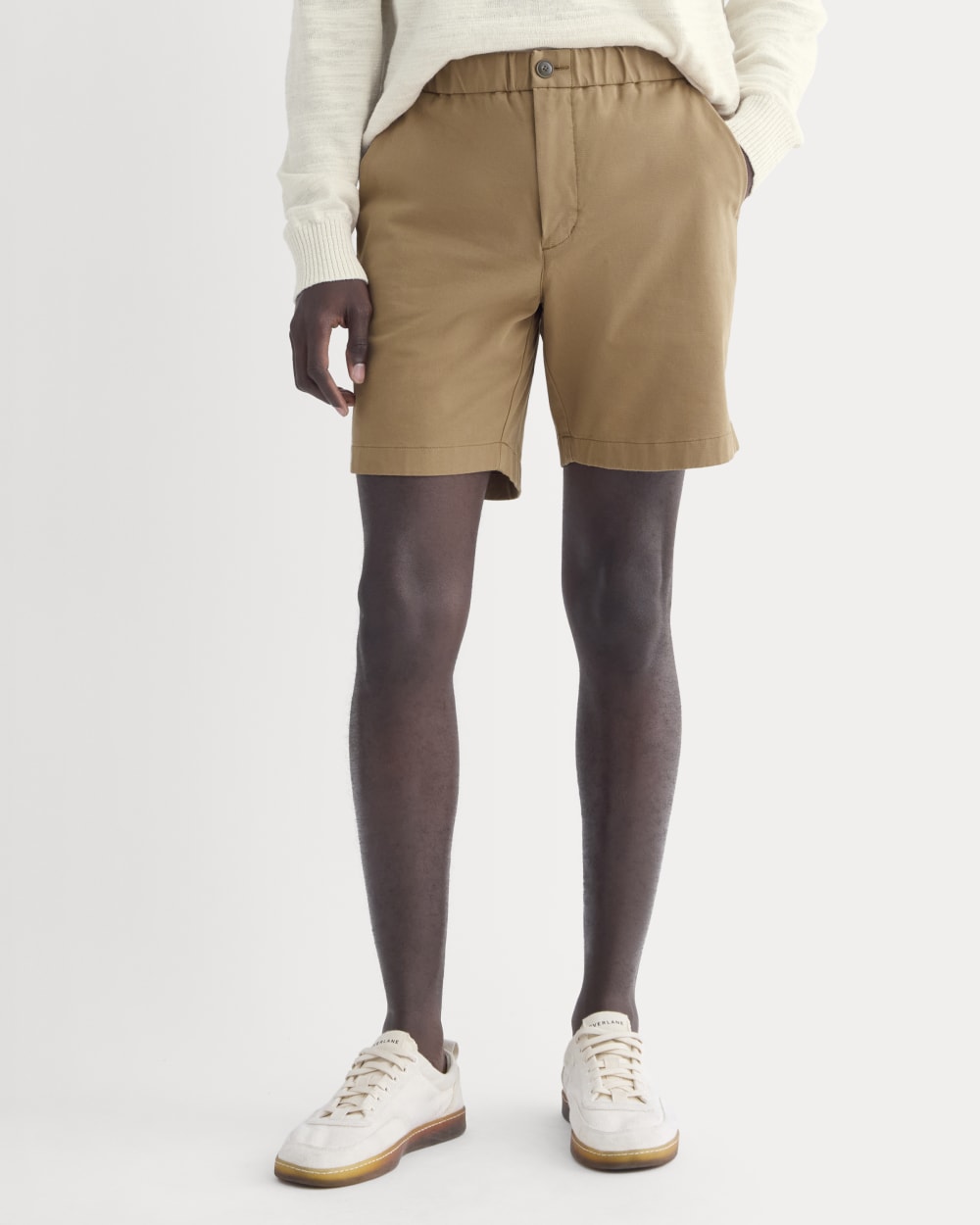 Pull On Performance Chino Short Toasted Coconut