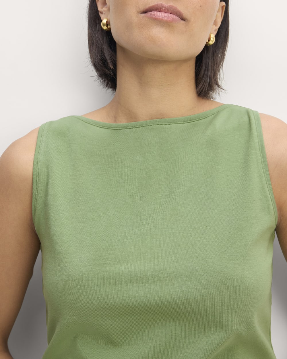 The Form Boatneck Tank | Jade Green – Everlane