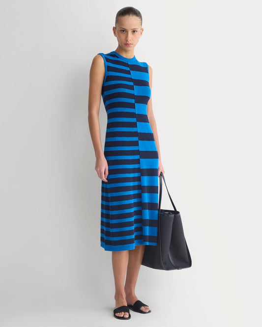 womens-striped-sweater-midi-dress-imperial-blue-true-navy-duo-stripe | primary