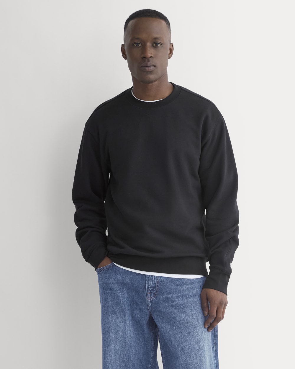 mens-lightweight-terry-sweatshirt-black | primary