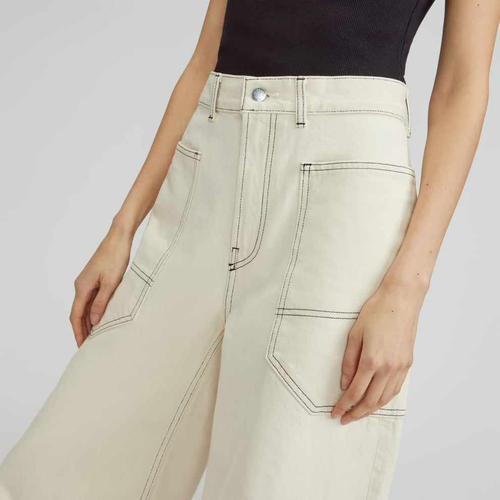HARLEEN HIGH RISE CROP JEAN, PUTTING GREEN FLEUR DE LILLY