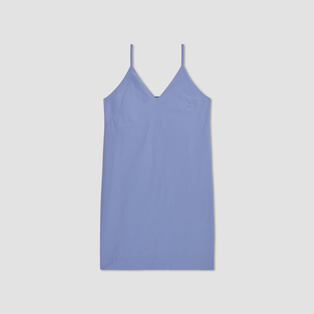 womens-poplin-slip-dress-cornflower-blue | alt