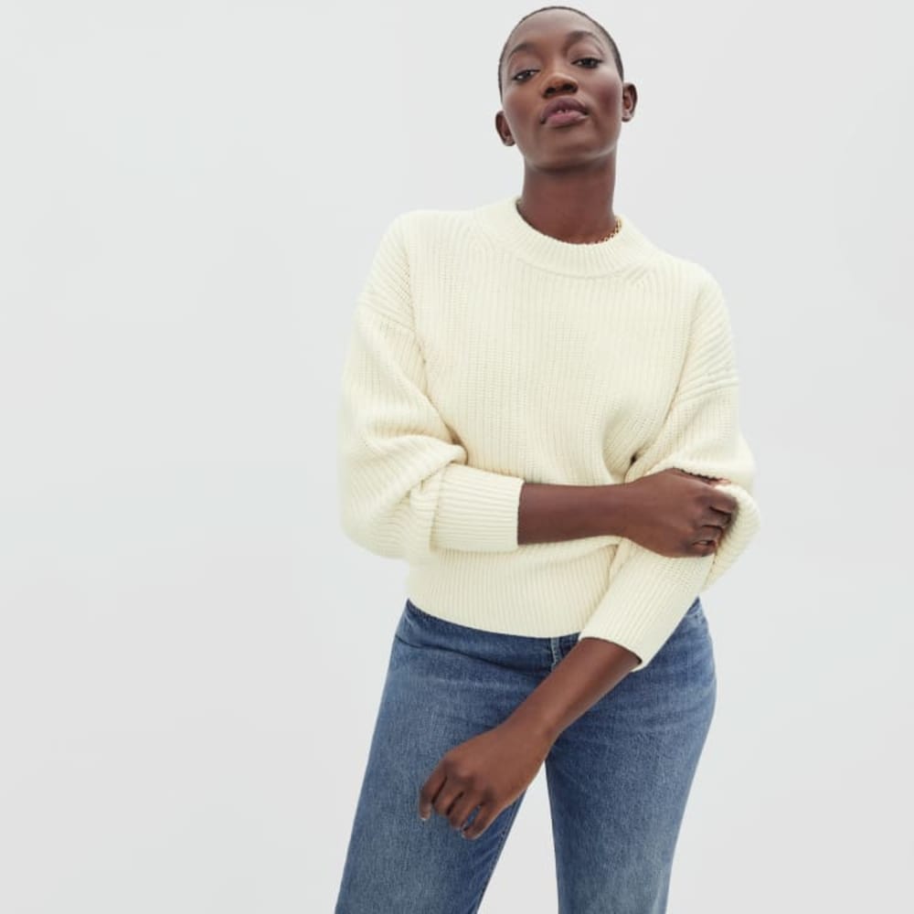 The Texture Cotton Crew | Canvas Tan - XXS