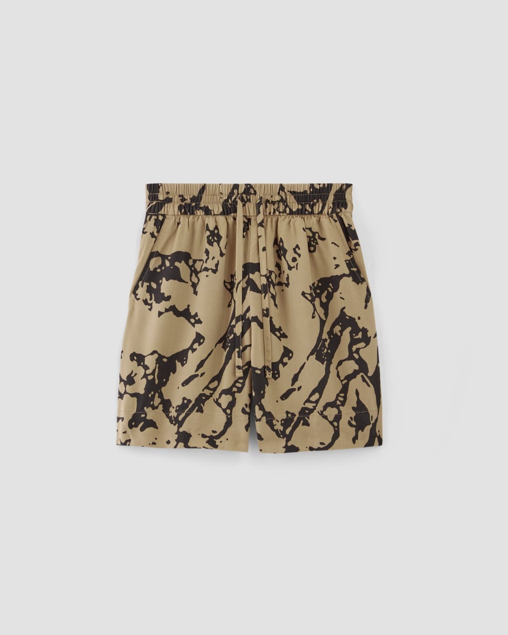 womens-vacation-short-black-cornstalk-abstract | alt