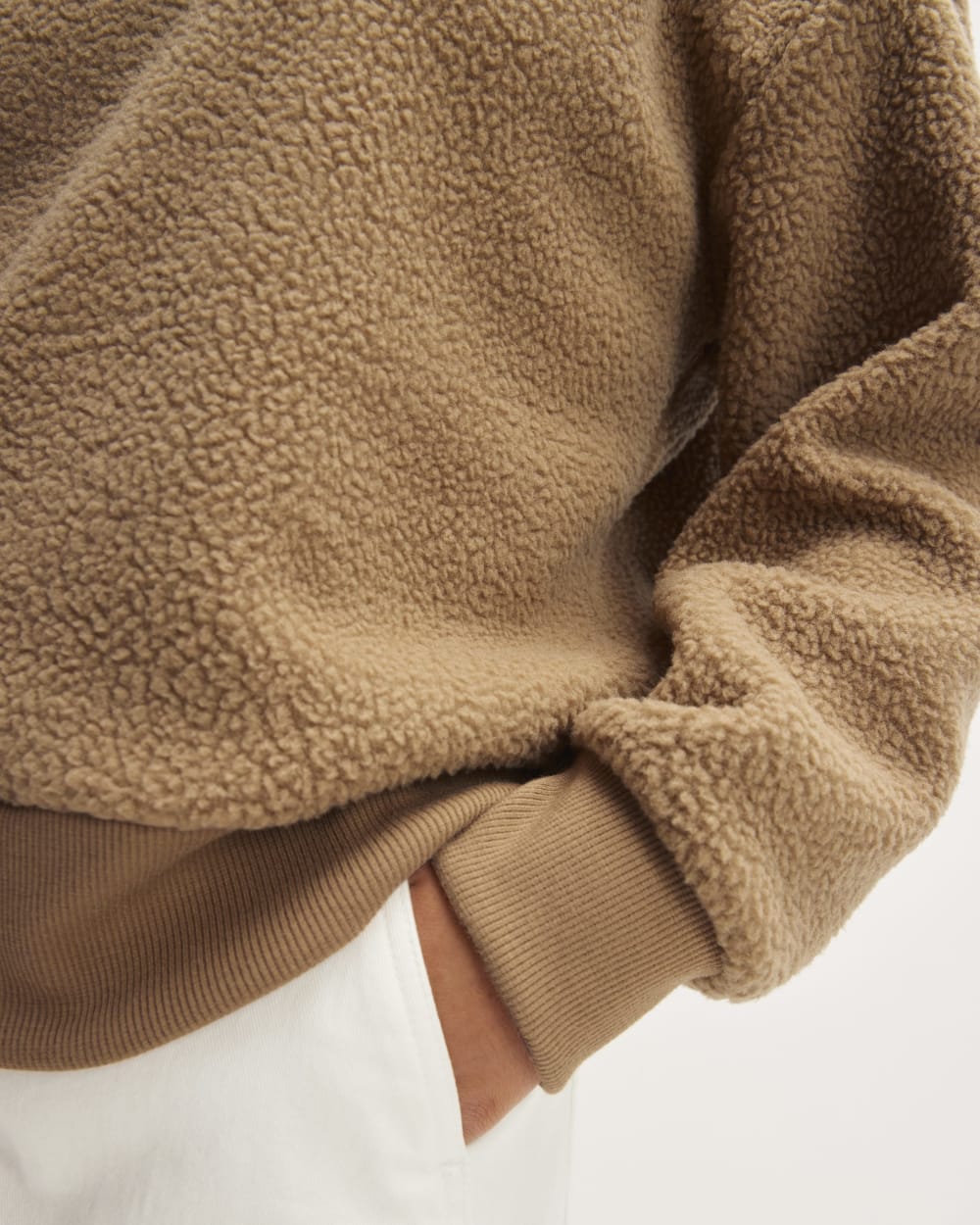 womens-renew-fleece-oversized-crew-tigers-eye-brown