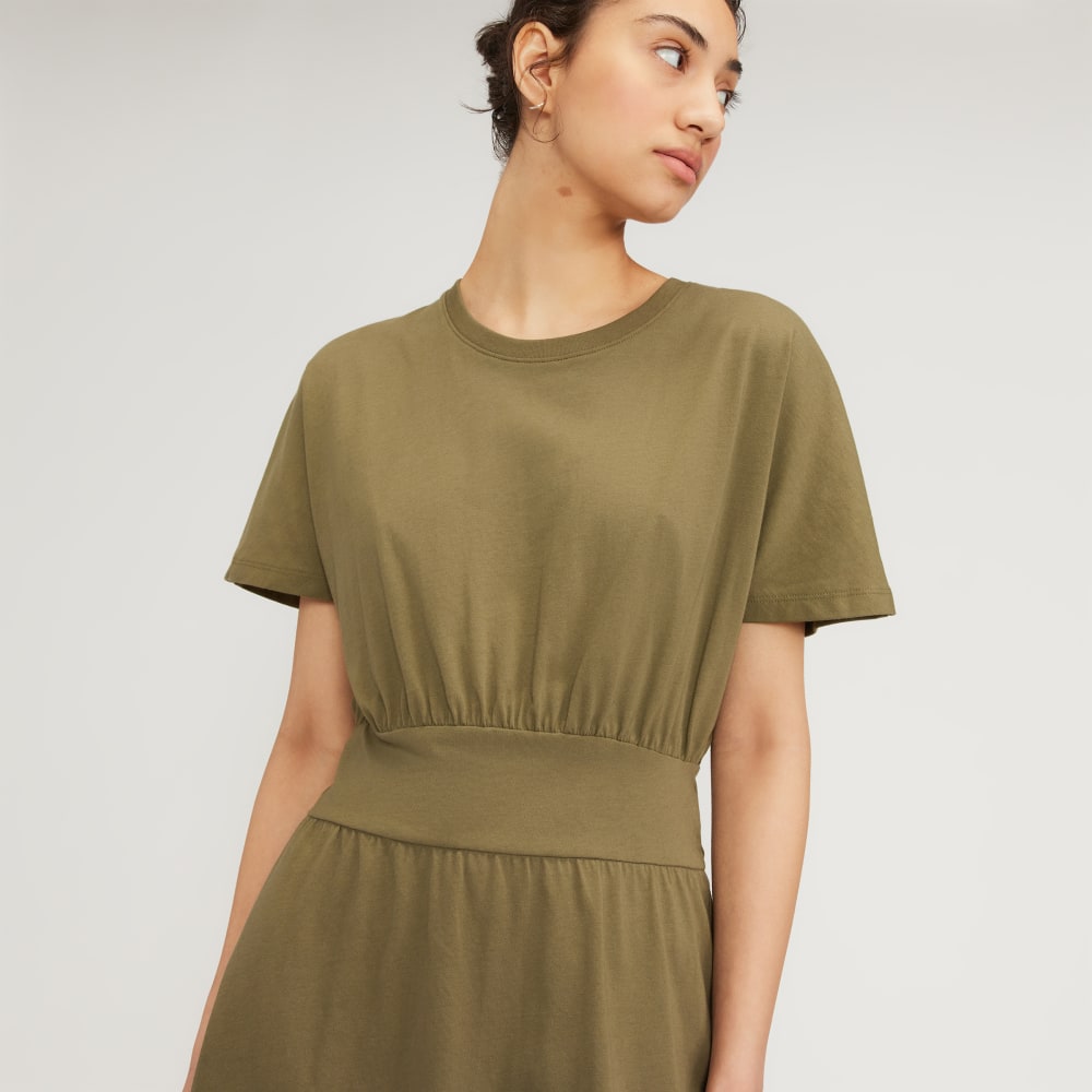 The Organic Cotton Waisted Dress | Kalamata Everlane The Organic Cotton Waisted Dress | Kalamata Everlane