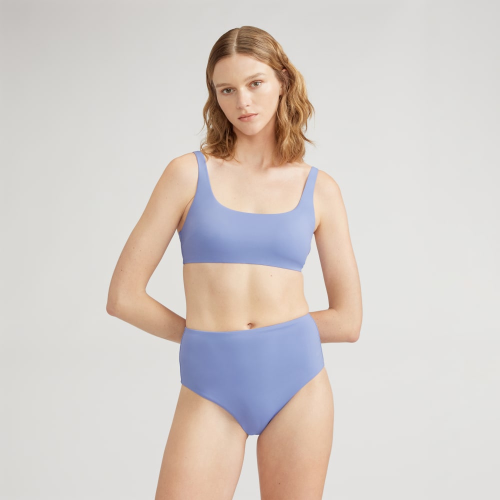 womens-square-neck-bikini-top-cornflower-blue | primary