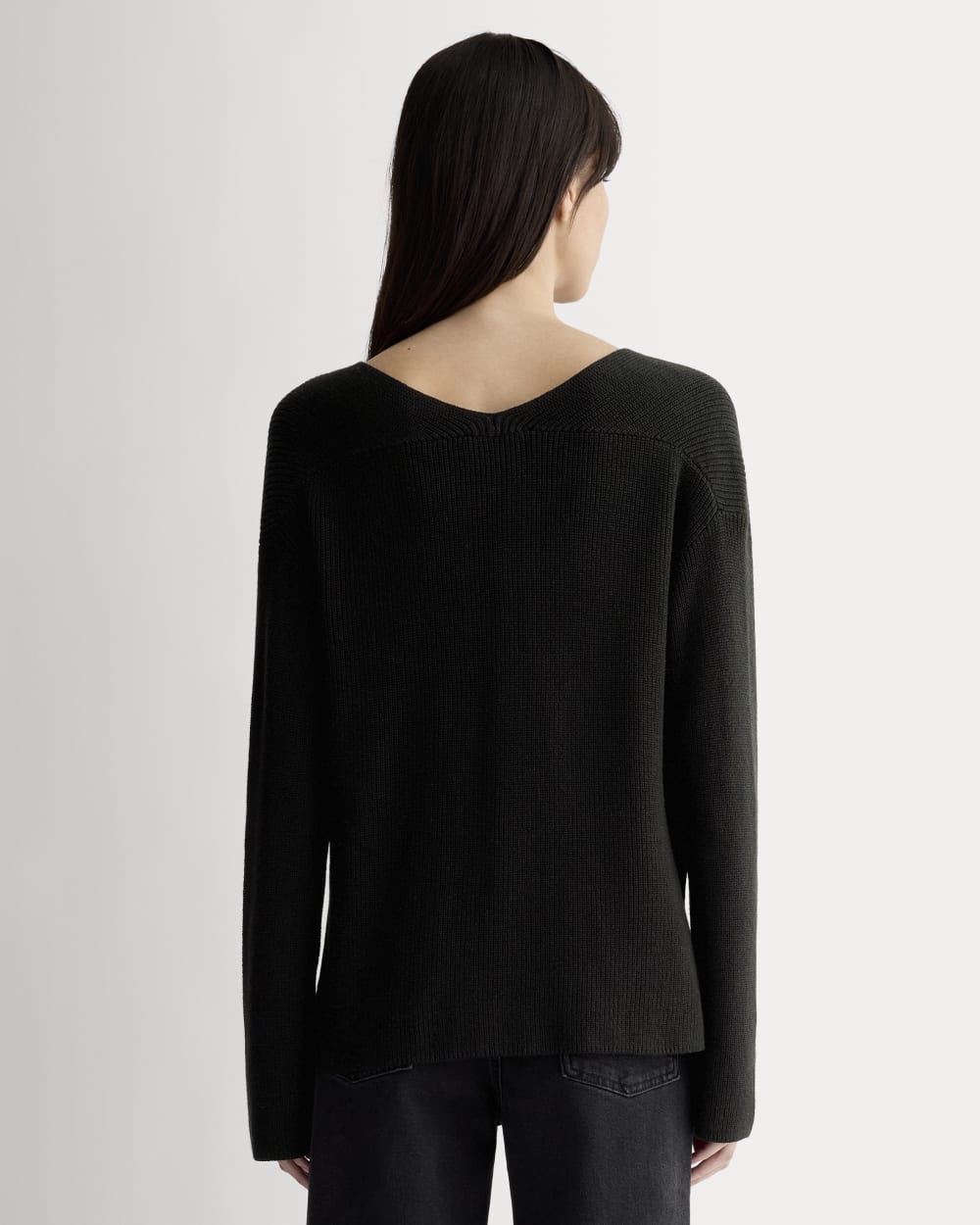 womens-slouchy-v-neck-cotton-black