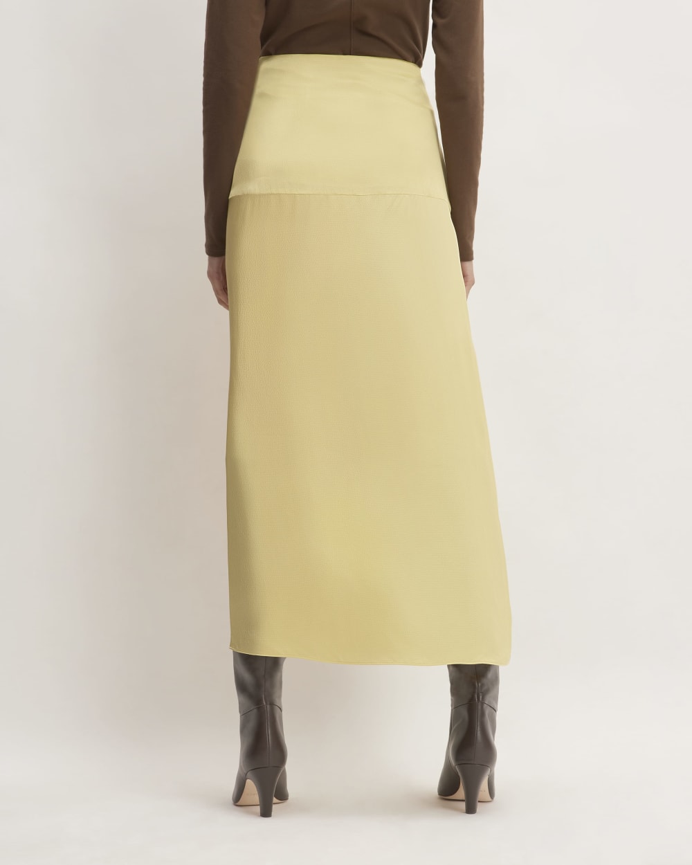 The Hammered Satin Slip Skirt | Raffia – Everlane