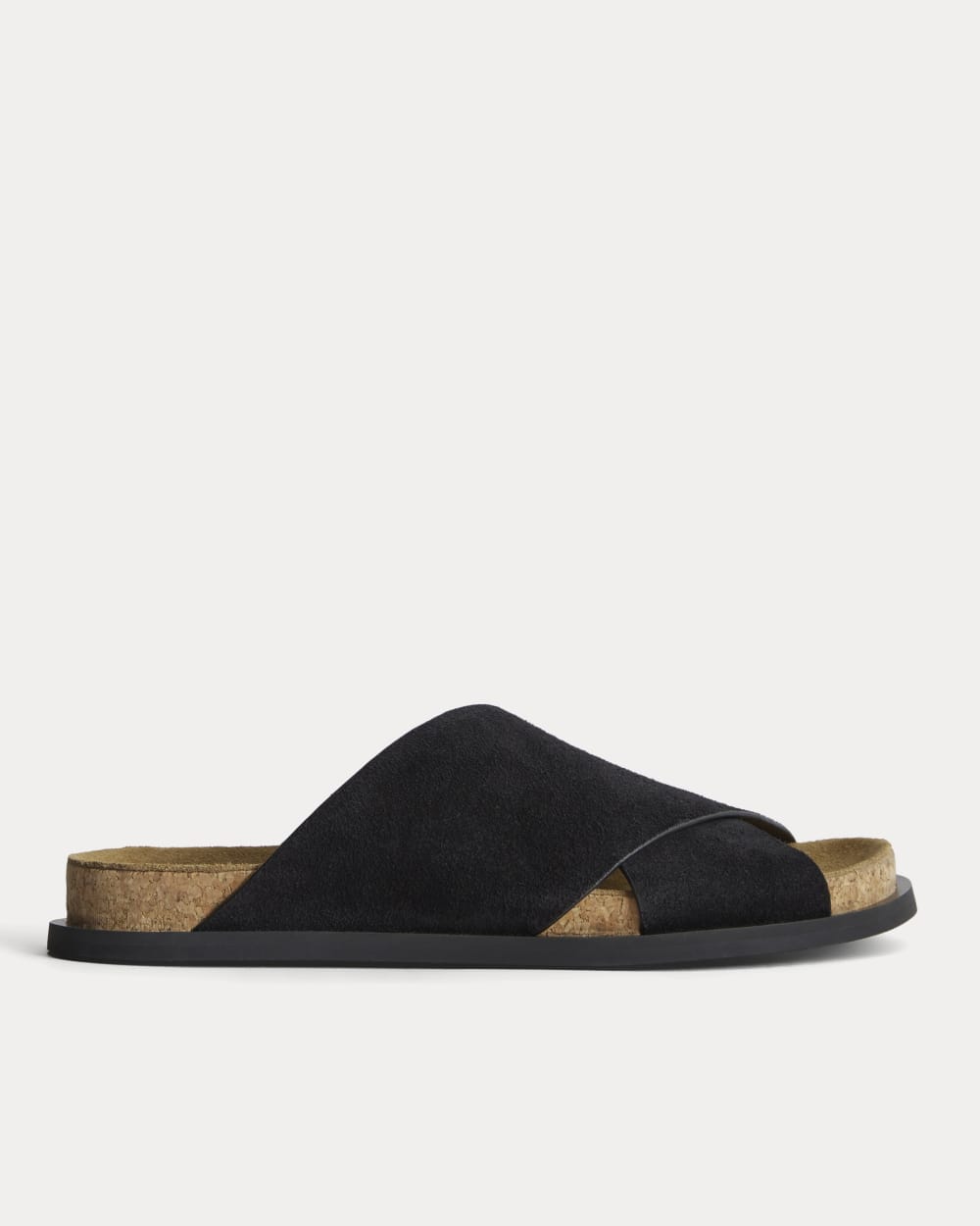 womens-suede-crossover-sandal-black | primary