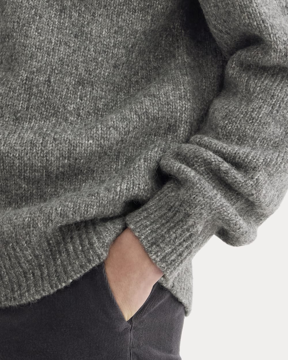 The Cloud Crewneck Sweater | Heather Charcoal – Everlane