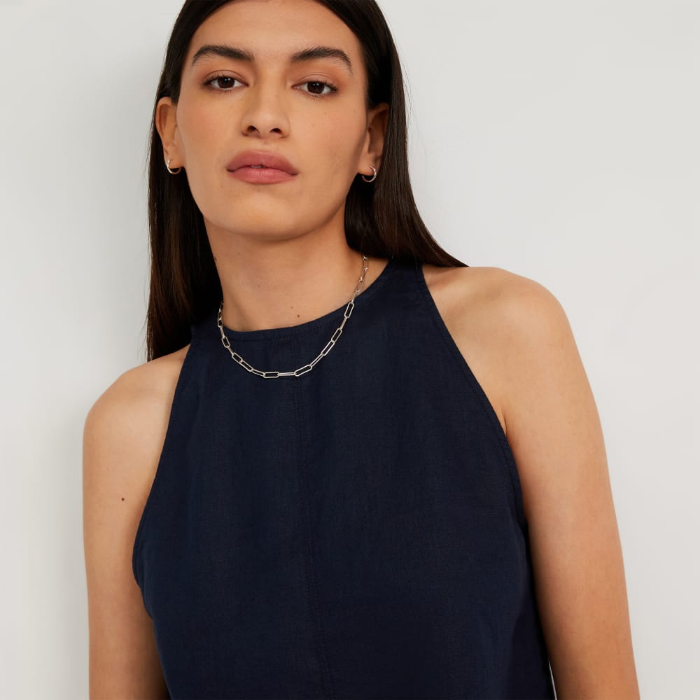 womens-linen-high-neck-tank-navy
