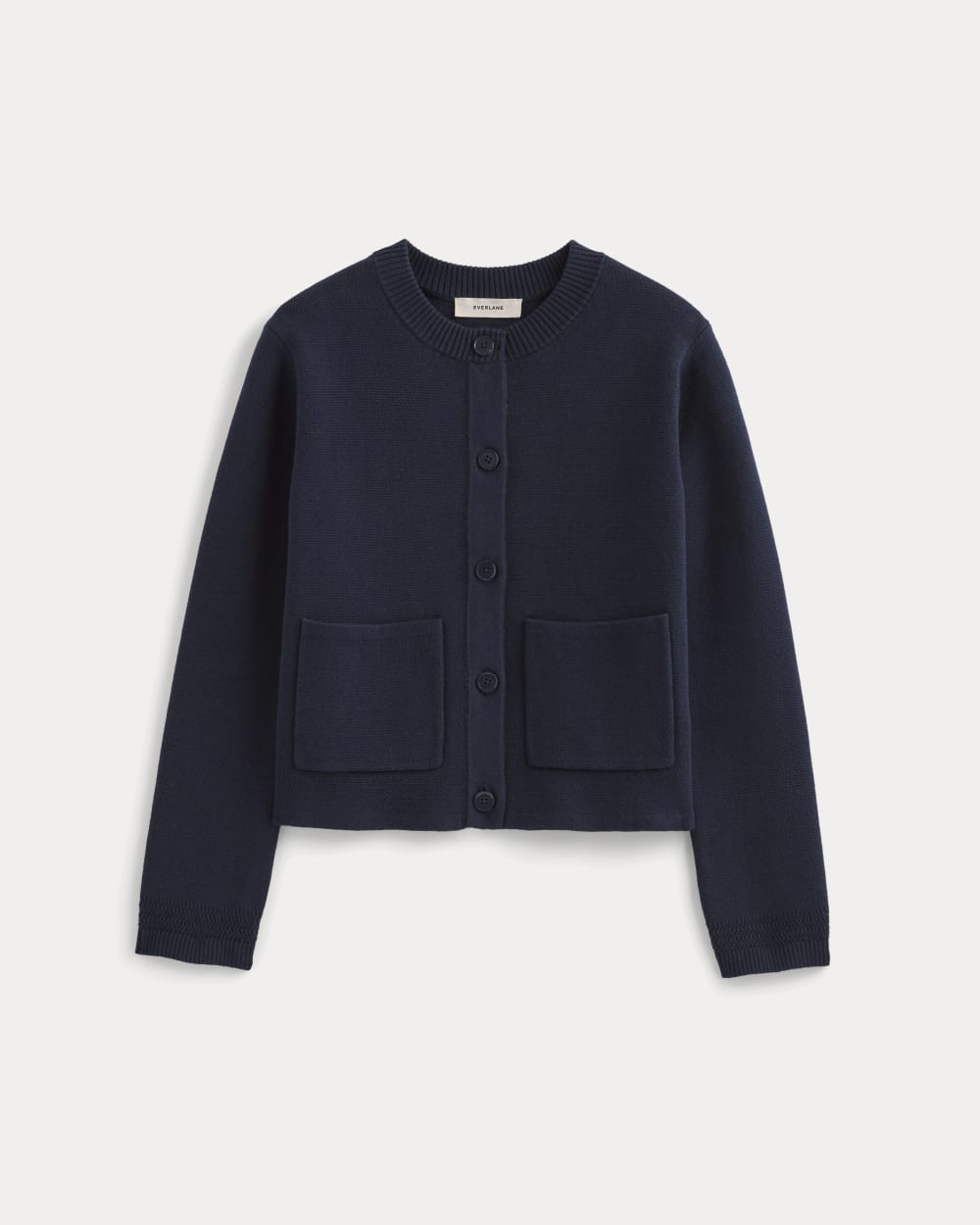 The Crew Cardigan in Everyday Cotton | Navy – Everlane