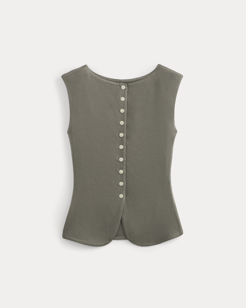 womens-sleeveless-button-up-butterluxe-taupe | alt