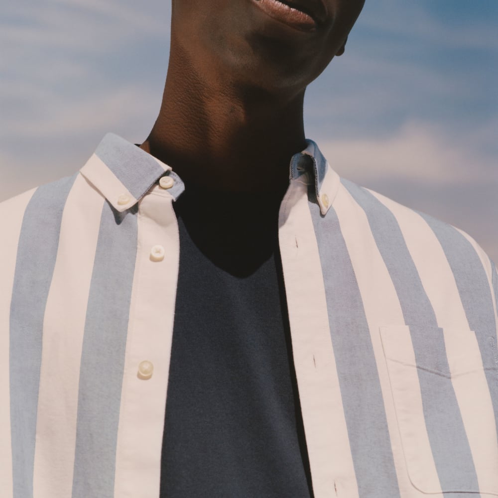 The Classic Oxford Shirt | Mazarine Blue / Bone | Standard – Everlane