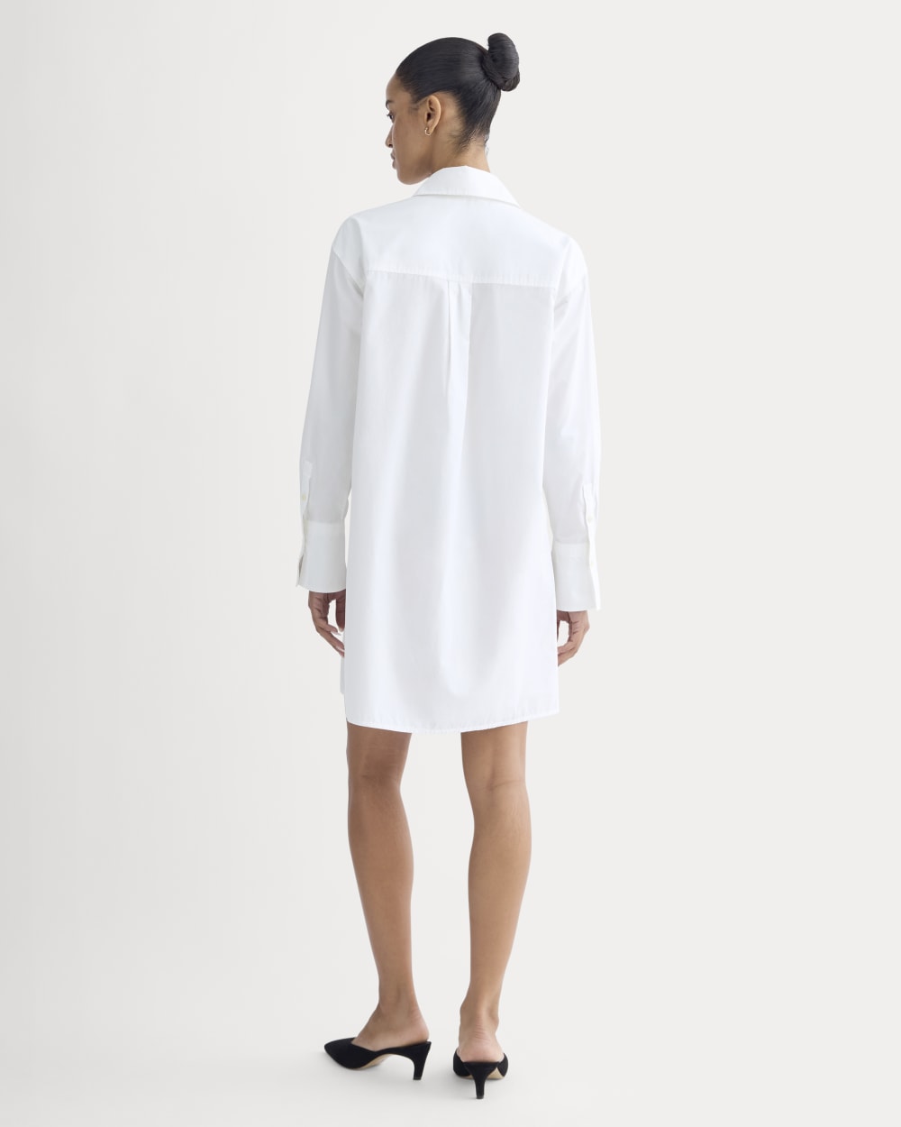 everlane white shirt dress The Supima Cotton Midi Shirt Dress