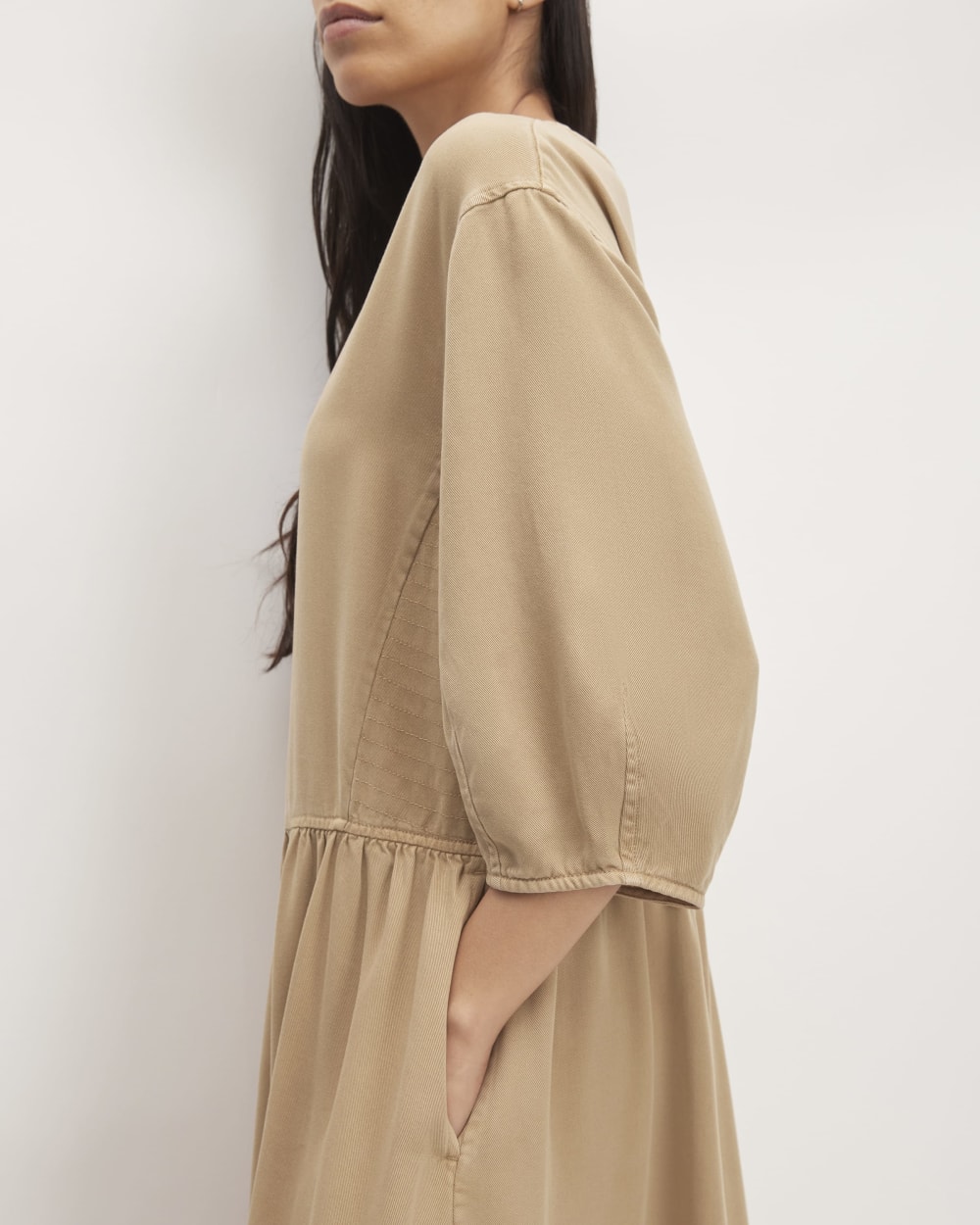 womens-tencel-puff-sleeve-dress-cornstalk