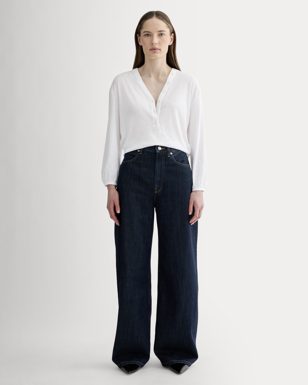 womens-air-v-neck-henley-white
